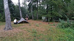 Mit zwei Lehrkräften und zwei Architekten ein Wochenende im Wald